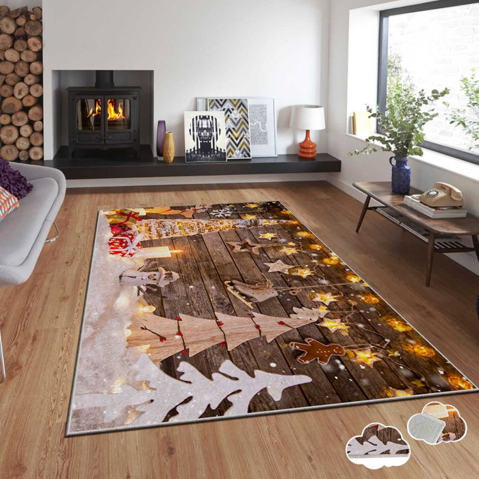 Conceptum Alfombra de Terciopelo Multicolor 160 x 230 cm Conceptum Alfombra de Terciopelo Multicolor 160 x 230 cm
